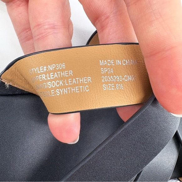 MADEWELL The Mena Black Leather Slide Sandals 8.5 - Picture 7 of 14